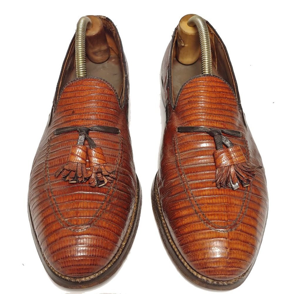 Footjoy Classics USA Made Lizard Loafer Sz 9.5B - Picture 2 of 10